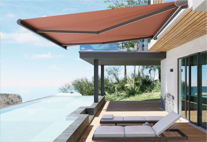 全盒式自動伸縮遮雨篷