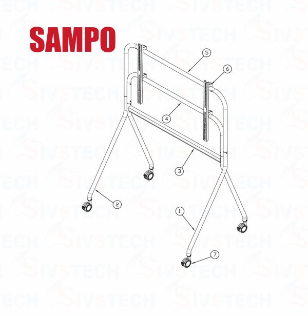 STD-86WBA1    移動式腳架