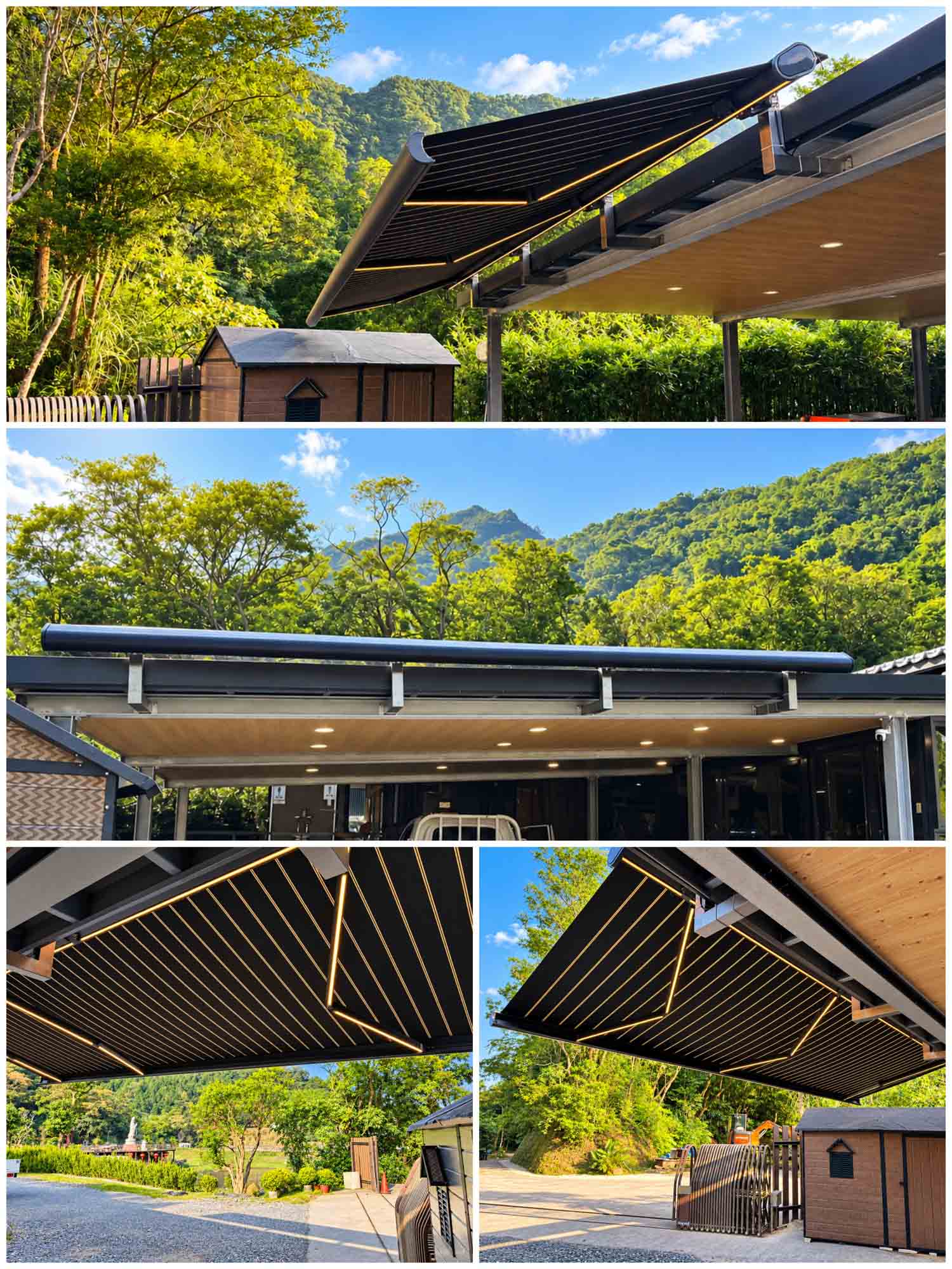 新北市雙溪區・佛堂 -(尊爵款)電動遮陽簾裝設工程照片