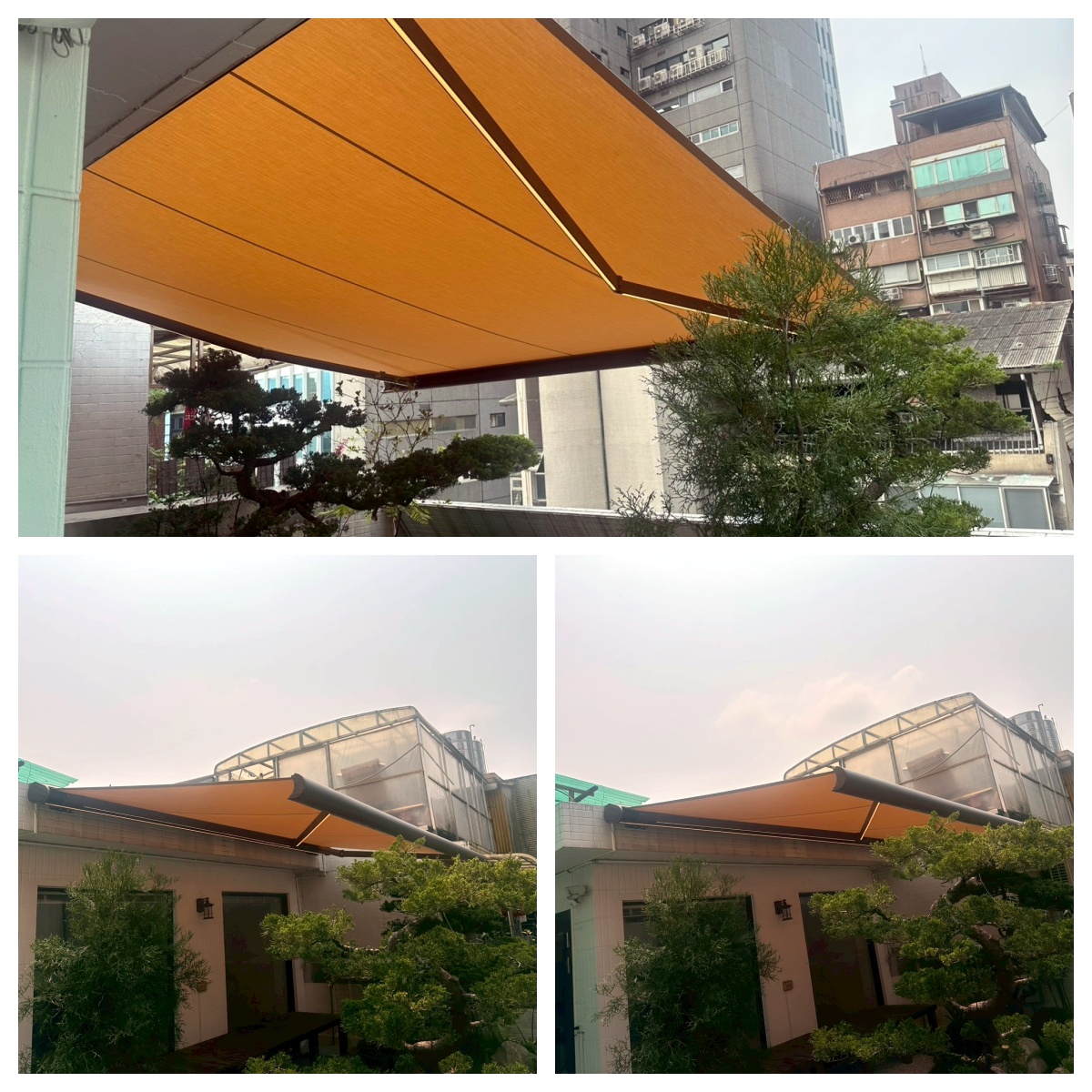 台北市-江公館-(豪華款)電動遮陽簾裝設工程照片