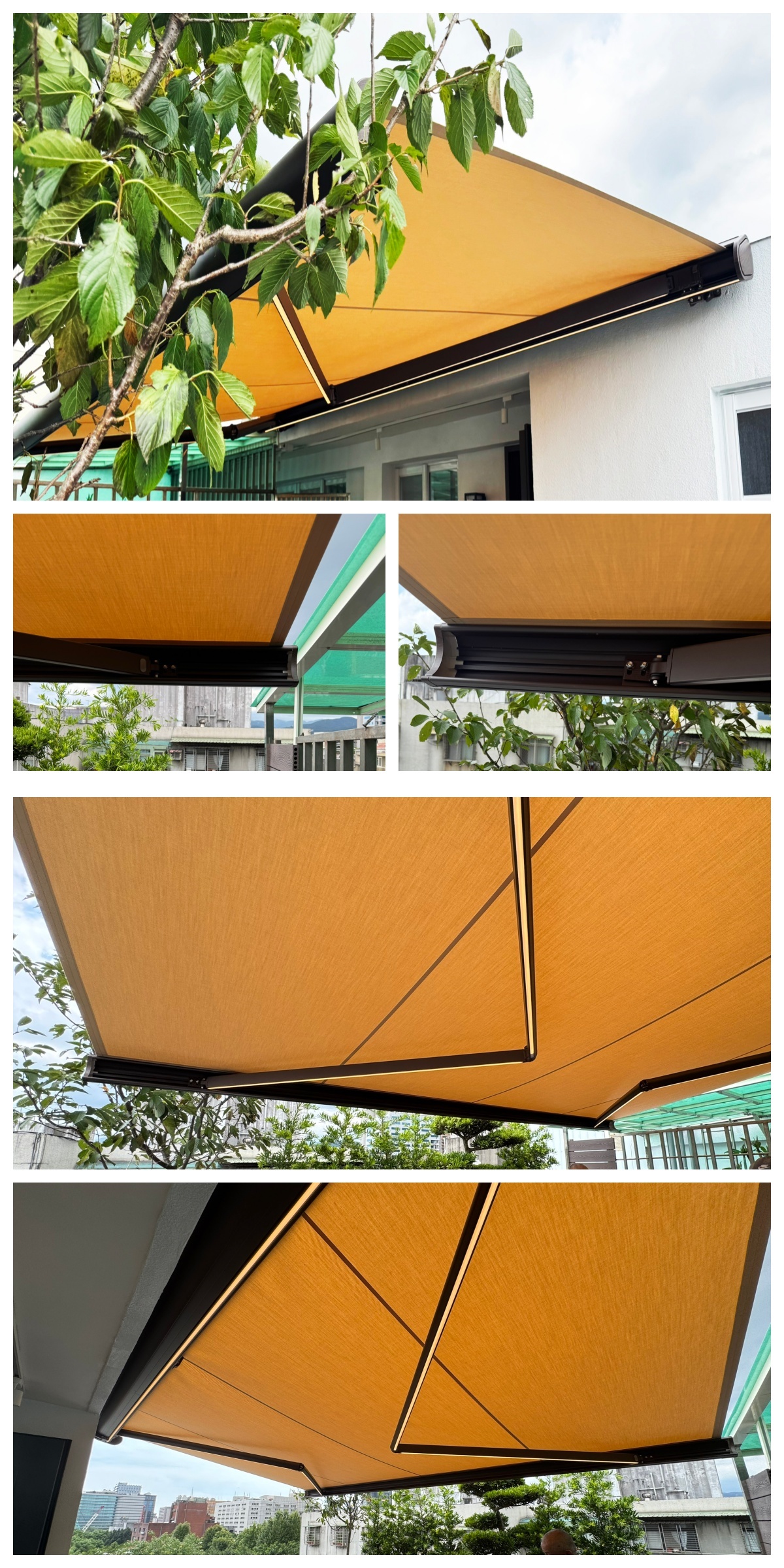 台北市松山區馮公館(尊爵款)-電動遮陽簾裝設工程照片